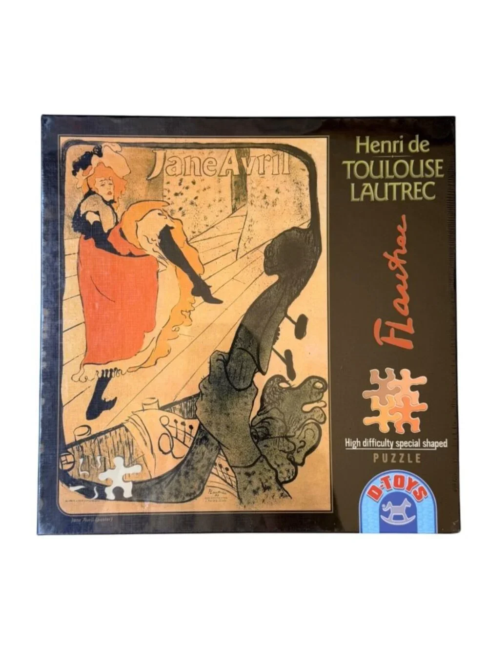 D-Toys Jane Avril Toulouse Lautrec 515 Pc High Difficulty Puzzle‎ New and Sealed